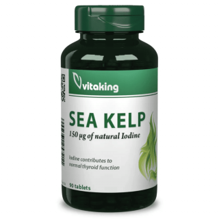 Vitaking Sea Kelp (jód) nyomelem - 90 db