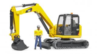 Caterpillar Mini Excavator munkással