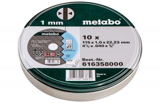 Metabo vágótárcsa 115x1,0x22,23 INOX  SP  TF 41 10 DB-OS