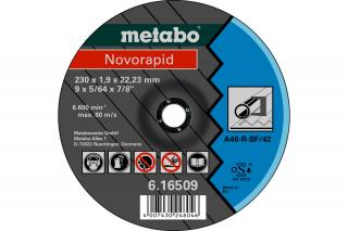 Metabo vágótárcsa 180x1,6x22,23 NOVORAPID ACÉL TF 42