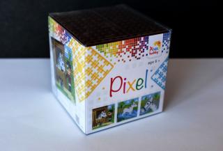 Pixel kocka - lovas 3 db-os