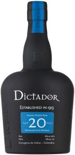 Dictador 20 éves rum 0,7L 40%