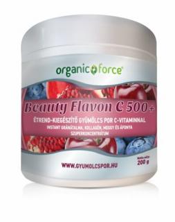 Beauty Flavon C 500+ szuperkoncentrátum 200 g - organic force