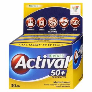 Béres Actival 50+ filmtabletta – 30db