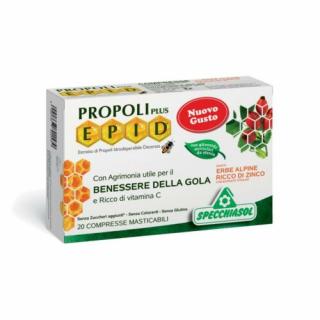 Cukormentes propolisz szopogatós tabletta alpesi gyógynövényes 20 db - Specchiasol