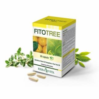 FitoTree - grapefruitmag kivonat, teafa, rozmaring és kakukkfű esszenciális olaj tartalmú étrend-kiegészítő 60 kapszula Erbavita