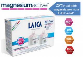 Laica magnesiumactive Bi-Flux vízszűrőbetét 2 db-os