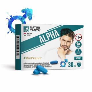 Natur Tanya® ALPHA - 8 komplex összetevővel, fermentált l-citrullinnal, lejár:2024/11