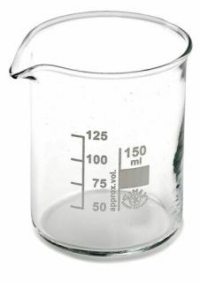 Üveg főzőpohár alacsony 150 ml