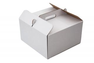Torta doboz nagy (33x33+18 cm)