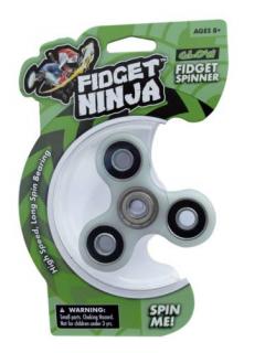 Fidget Spinner - Tri Spinner, foszforeszkáló