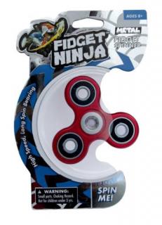 Fidget Spinner, Tri Spinner metál - piros