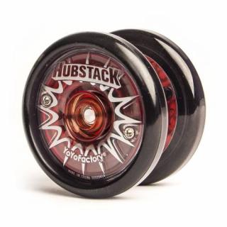 YoYoFactory Hubstack yo-yo, füst-piros