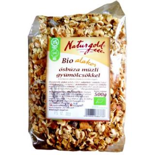 Bio alakor müzli gyümölcsökkel 500g  (Naturgold Kft.)