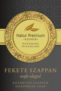 Fekete szappan teafa olajjal (Natur Premium)