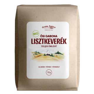 Ősi gabona lisztkeverék, kövesmalmi teljes őrlésű 1kg BIO (Naturgold Kft.)