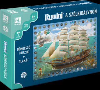 Rumini a Szélkirálynőn böngésző puzzle 180 db-os