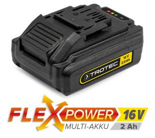 Tartalék akkumulátor 2000mAh Trotec Flexpower 16V