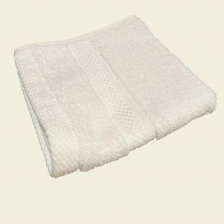 Fehér luxus pamut törölköző 30x30 cm 2 db