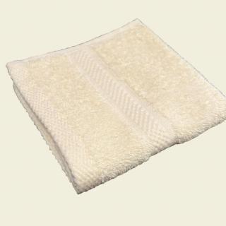 Krém színű luxus pamut törölköző 30x50 cm 2 db-os csomag