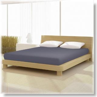 Pamut jersey classic antracit szürkegumis lepedő 70x140 és 60x120-25 cm-es matracra