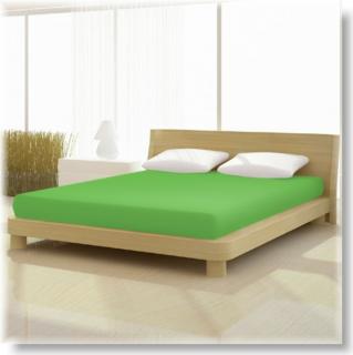 Pamut jersey classic lime zöld színű gumis lepedő 140x200 és 160x200 cm-es matracra