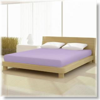 Pamut jersey classic orchidea lila színű gumis lepedő 180x200 és 200x200 cm-es matracra