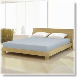 Pamut jersey de luxe világos szürke színű gumis lepedő 70x140 és 60x120 cm-es matracra