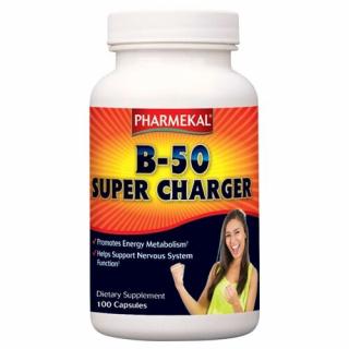 B-50 SUPERCHARGER - B-vitamin komplex 100 db Pharmekal