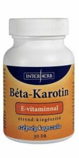 Béta-Karotin E-vitaminnal 30db Interherb