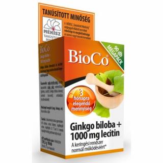 BioCo Ginkgo Biloba + Lecitin 1000 mg MEGAPACK 90db