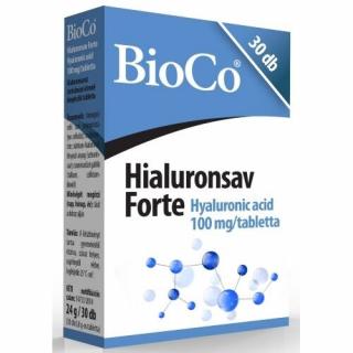 BioCo Hialuronsav Forte tabletta 100mg 30db