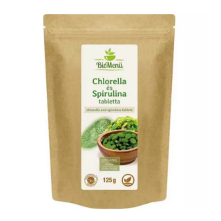 Biomenü BIO Chlorella és Spirulina alga tabletta 125g (~250db)