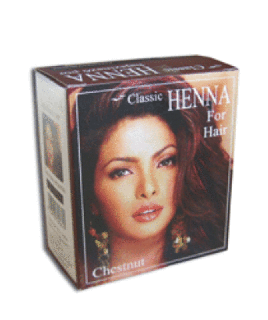 Classic Henna Gesztenyebarna hajszínező por 100g