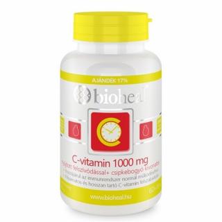 Csipkebogyós C-vitamin 1000 mg Tabletta nyújtott felszívódással (70db) Bioheal