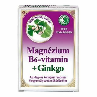 Dr.Chen Magnézium B6-vitamin+Ginkgo tabletta 30db