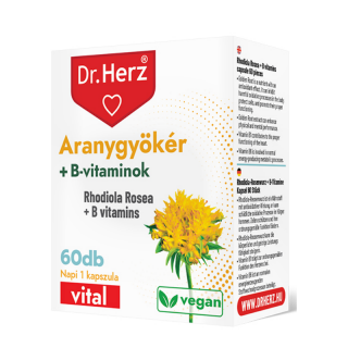 Dr. Herz ARANYGYÖKÉR + B-vitaminok kapszula 60 db