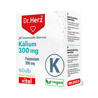 Dr. Herz Szerves KÁLIUM 300 mg 60 db kapszula