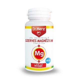 Dr. Herz Szerves Magnézium+B6+D3-vitamin tabletta 60db