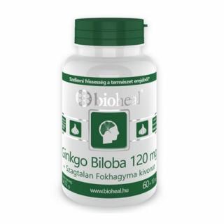 Ginkgo Biloba 120 mg Kapszula + Fokhagyma kivonat (70db) Bioheal