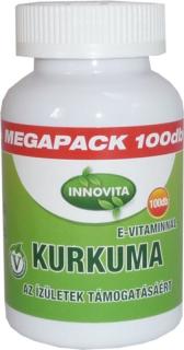Innovita Kurkuma E-vitaminnal Megapack kapszula 100db