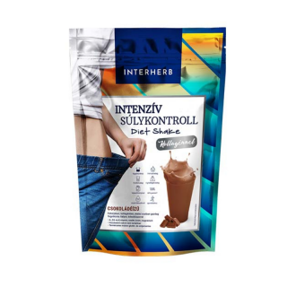 Interherb Intenzív SÚLYKONTROLL Csokoládéízű Diet Shake kollagénnel 528g