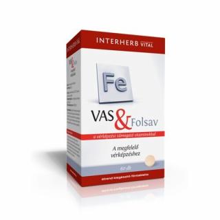 INTERHERB Vas  Folsav tabletta 60db