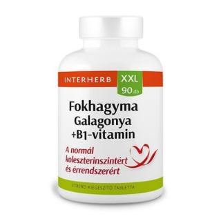 Interherb XXL FOKHAGYMA  GALAGONYA +B1-vitamin tabletta 90db