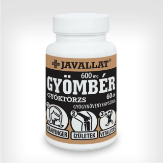 JAVALLAT GYÖMBÉR GYÖKTÖRZS kapszula 600mg 60db