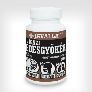 JAVALLAT IGAZI ÉDESGYÖKÉR kapszula 60db