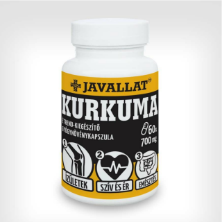 JAVALLAT® KURKUMA kapszula 700mg 60db