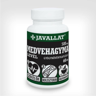 Javallat MEDVEHAGYMA LEVÉL kapszula 500mg 60db