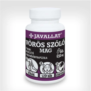 JAVALLAT® VÖRÖS SZŐLŐ MAG kapszula 60 db