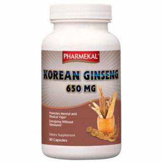 Koreai Ginseng 650 mg kapszula 60db Pharmekal